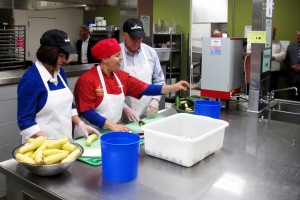 Mike Pence visits Second Helpings hunger relief kitchen