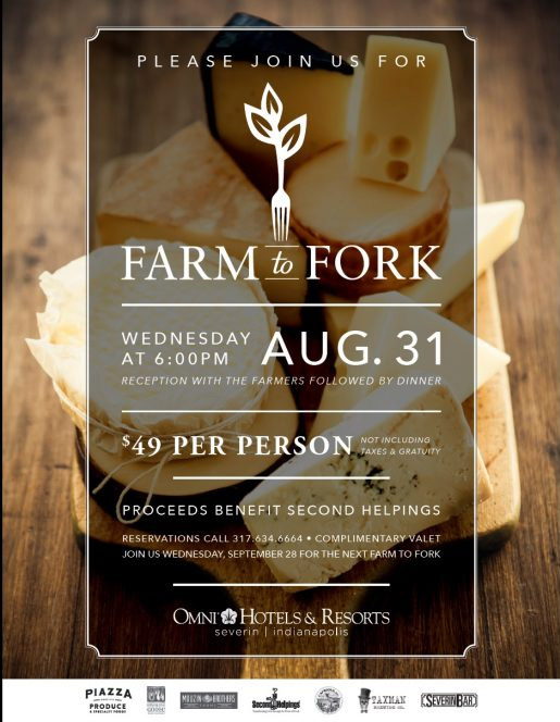 August 31: Omni Farm-to-Fork Dinner