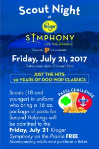 Printing Partners Presents: Scout Night at Kroger Symphony on the Prairie