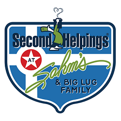 Second Helpings Sahm's Logo