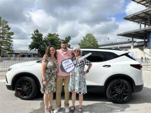 Scott Priest gets keys to his new car